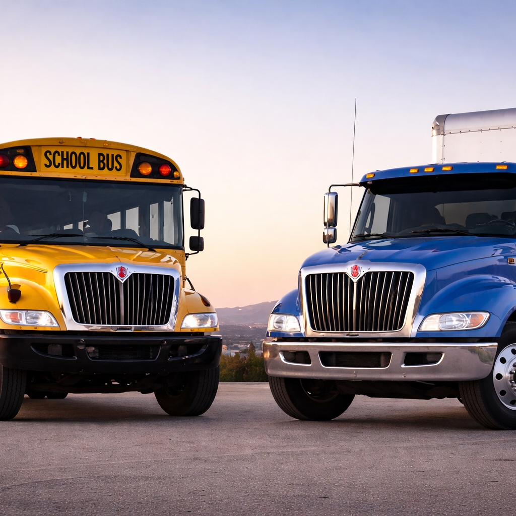 Medium duty trucks with Navistar Engines