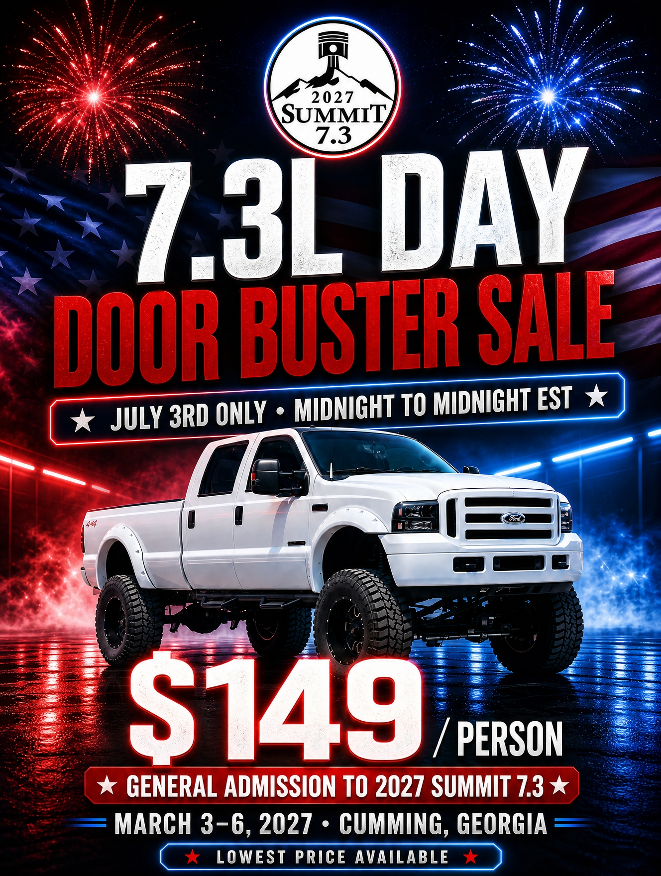 7.3L Day Door Buster Sale - 2027 Summit 7.3