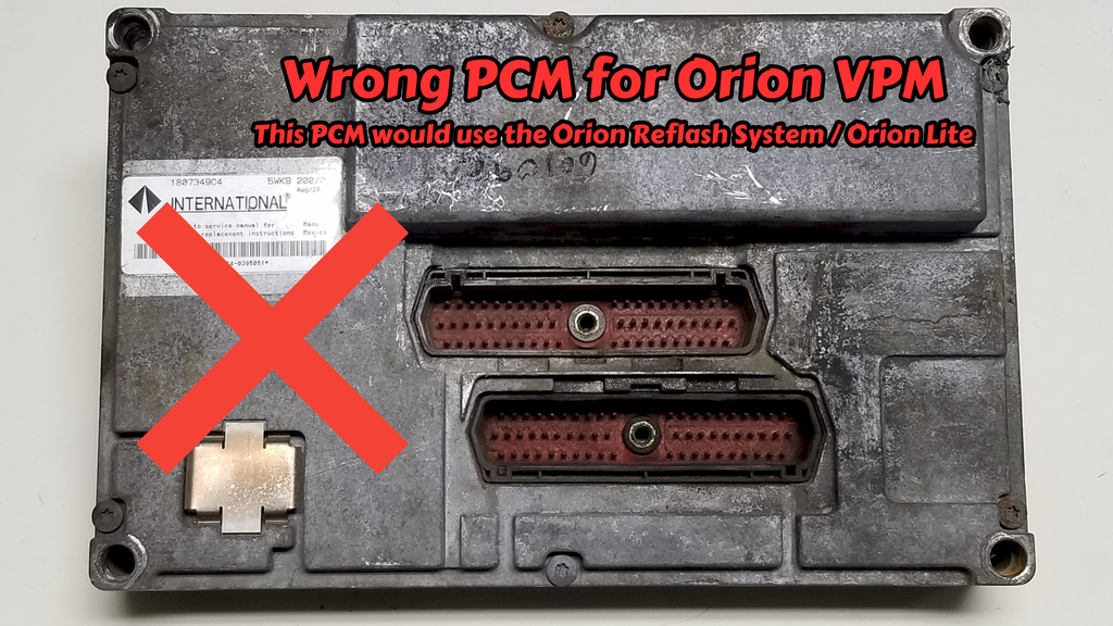 Orion VPM (Vehicle Personality Module) 1994-1998 Navistar